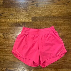 Lululemon Athletica Bright Pink Athletic Shorts